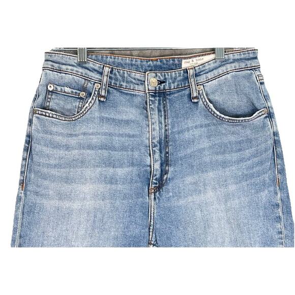 Rag & Bone Casey High Rise Ankle Flare Jeans Lucy Size 30 Distressed Retail $255 - Picture 4 of 16